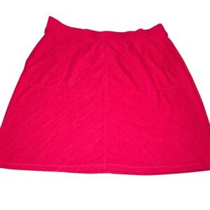 T By Talbots Hot Pink Sporty Active Skirt Pockets Plus Size 3X Preppy Resort
